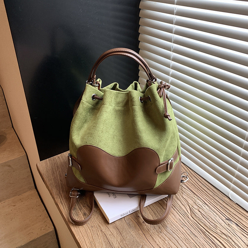 Wholesale PU Leather Drawstring shoulder bag